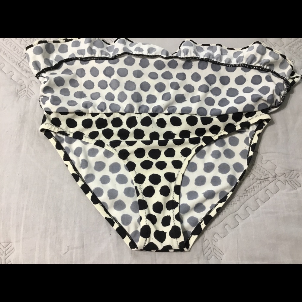 SOLD! KAMALIKULTURE Polka Dot Swim Bottoms - Picture 5 of 9